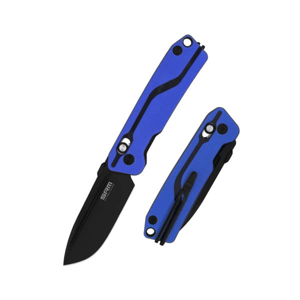 Folding Blade Knife 7228-GI - Blue - OutdoorTravelGear.com