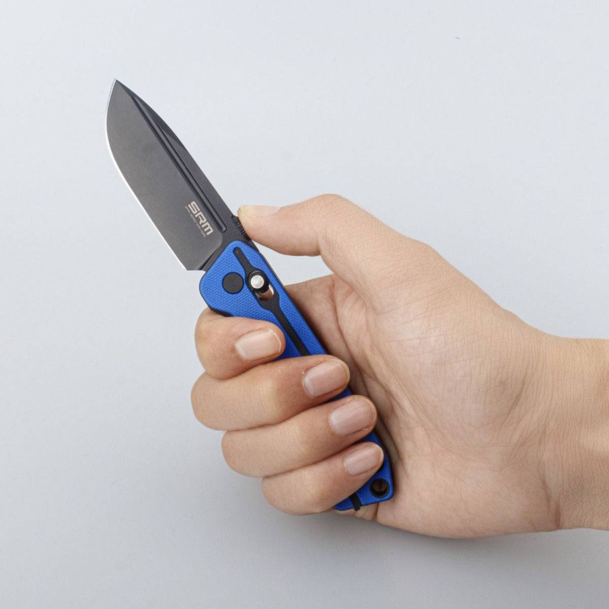 Folding Blade Knife 7228-GI - Blue - OutdoorTravelGear.com