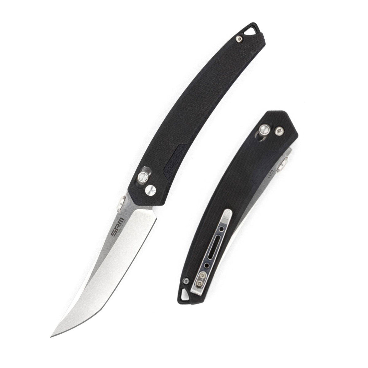 Folding Blade Knife 9211 - Black - OutdoorTravelGear.com