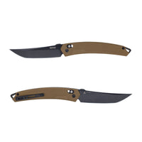 Folding Blade Knife 9211-GW - Brown - OutdoorTravelGear.com