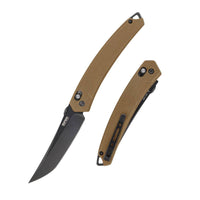 Folding Blade Knife 9211-GW - Brown - OutdoorTravelGear.com