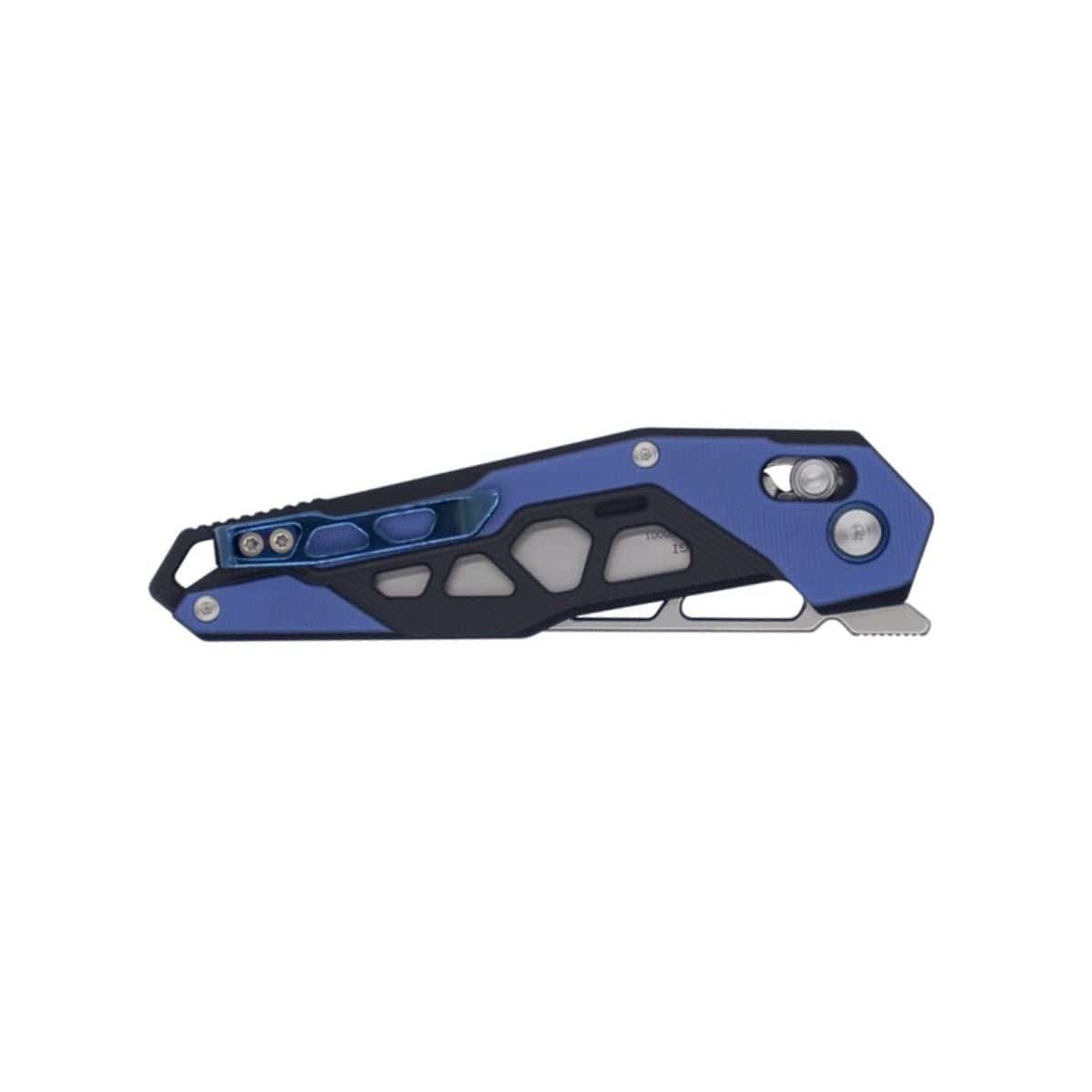 Mecha Pocket Folding Knife 9225-GI - Blue - OutdoorTravelGear.com