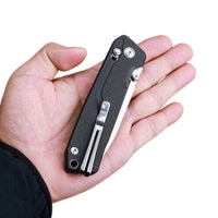 Rubik Folding Blade Knife 7228L-MB1 - Black - OutdoorTravelGear.com