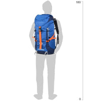 Central 40L Backpack - Blue - OutdoorTravelGear.com