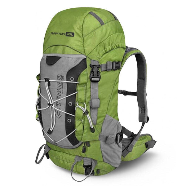 Raptor II 45L Backpack - Green+Dark Grey - OutdoorTravelGear.com