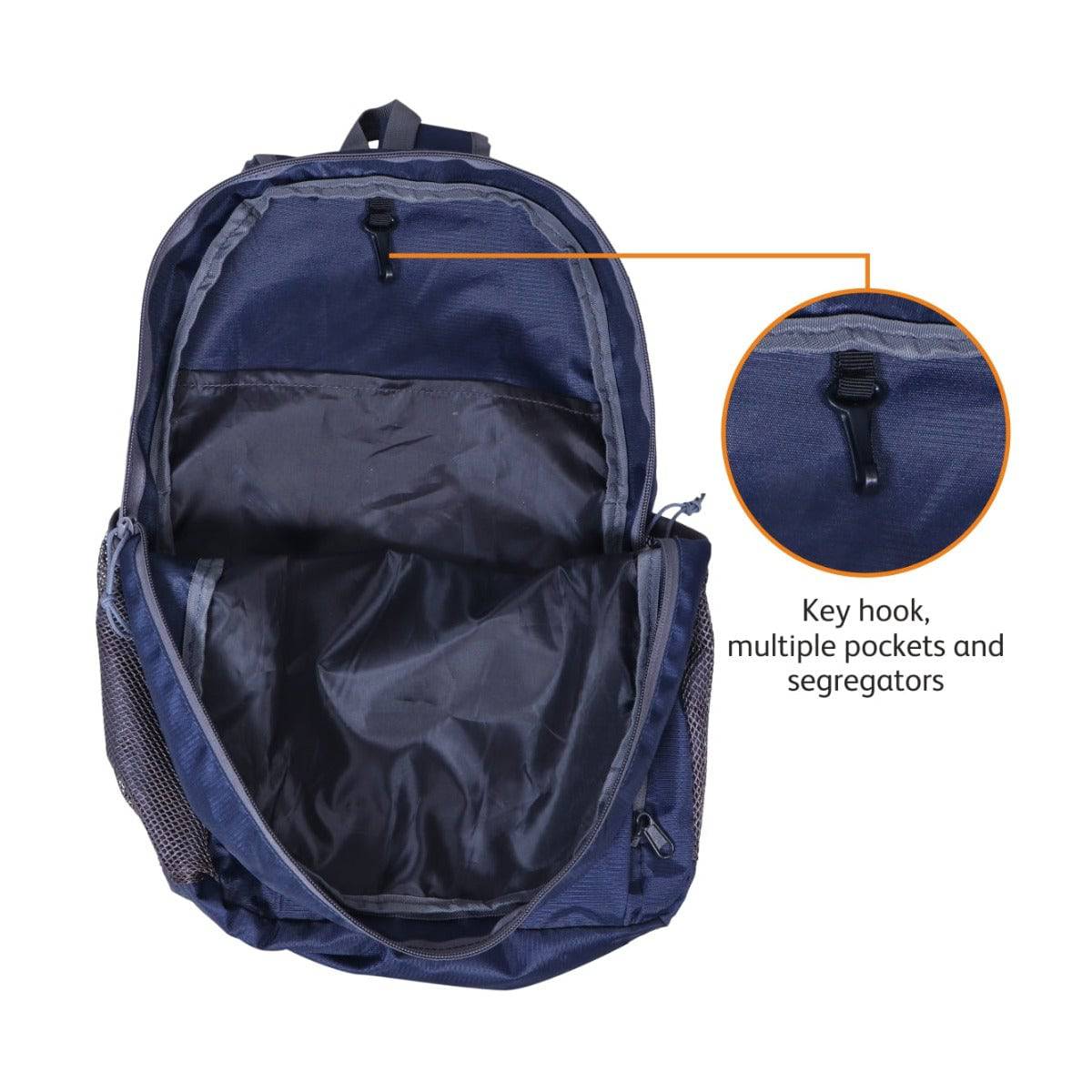 Foldable Day Pack - 20 Litre - Blue - OutdoorTravelGear.com