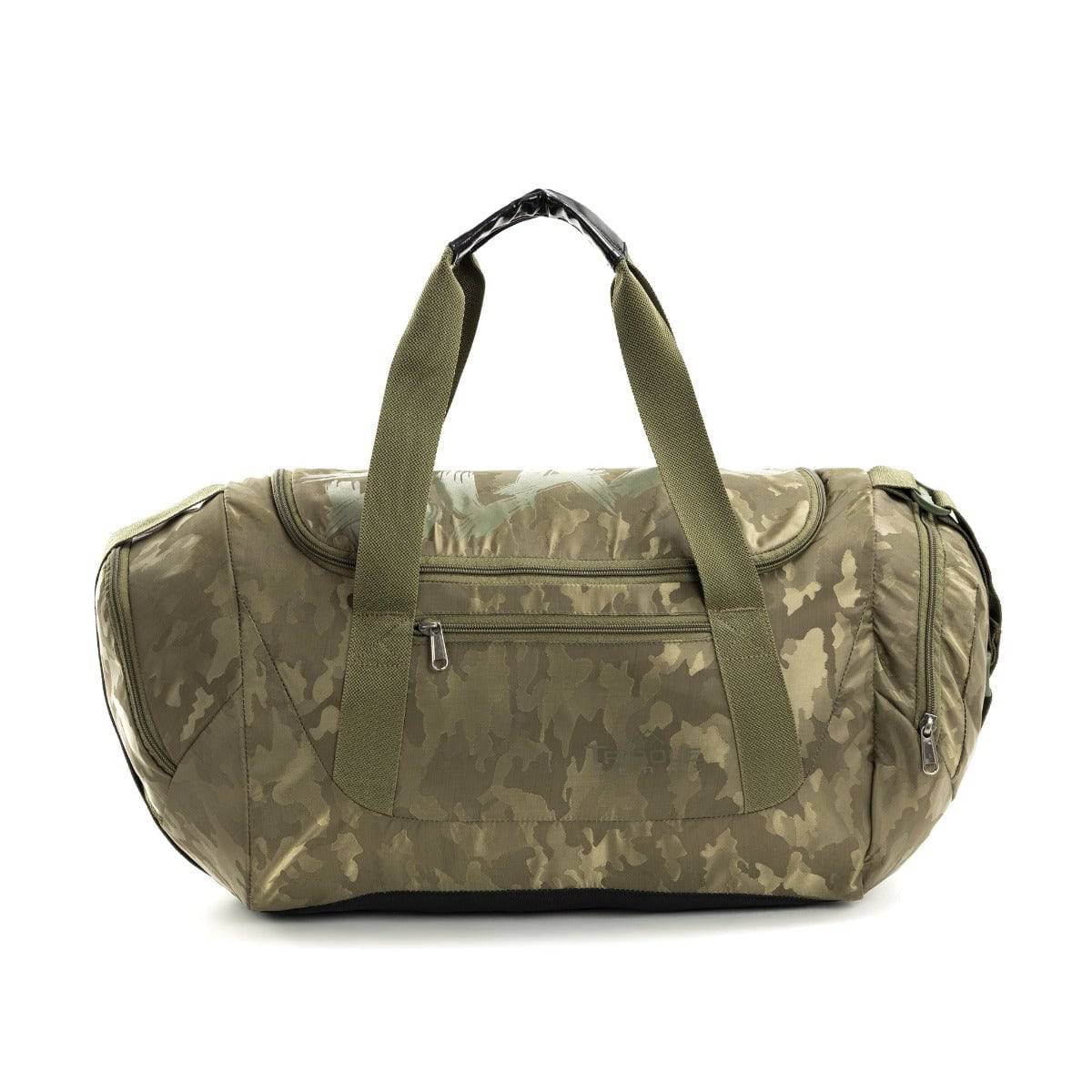 Blaze Gym & Sports Duffel Bag - Green Jaquard - OutdoorTravelGear.com