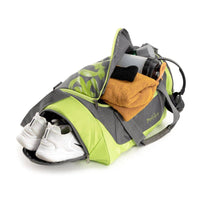 Blaze Gym & Sports Duffel Bag - Grey + Neon Yellow - OutdoorTravelGear.com