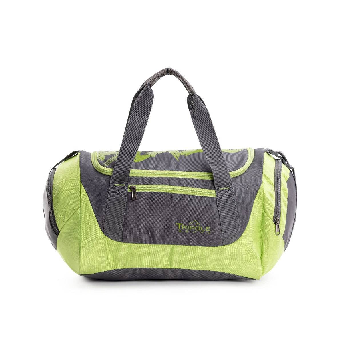 Blaze Gym & Sports Duffel Bag - Grey + Neon Yellow - OutdoorTravelGear.com