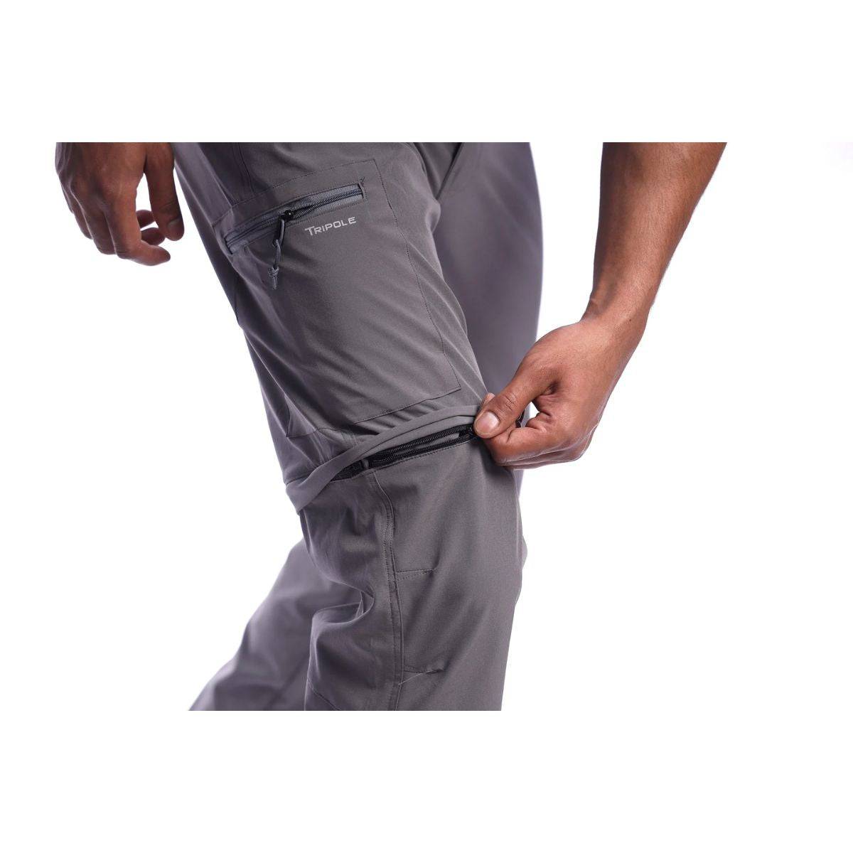 Men's Stretchable Pants for Trekking and Hiking Convertible to Shorts - OutdoorTravelGear.com