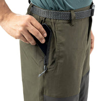 Men's Trekking and Hiking Pants - Green & Grey - OutdoorTravelGear.com