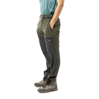 Men's Trekking and Hiking Pants - Green & Grey - OutdoorTravelGear.com