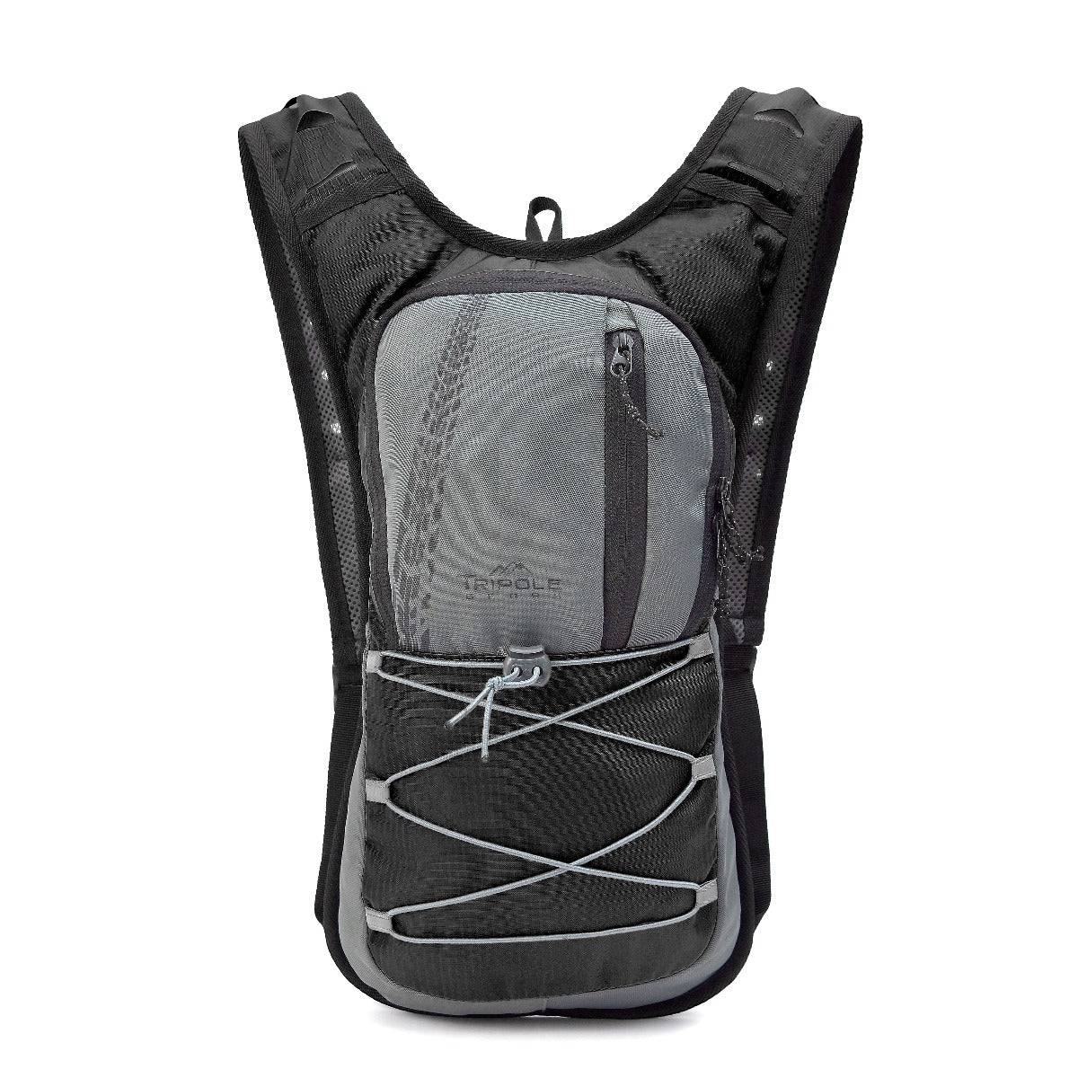 Hydration Backpack for Cycling and Trail Running - 2 Litres - Black - OutdoorTravelGear.com