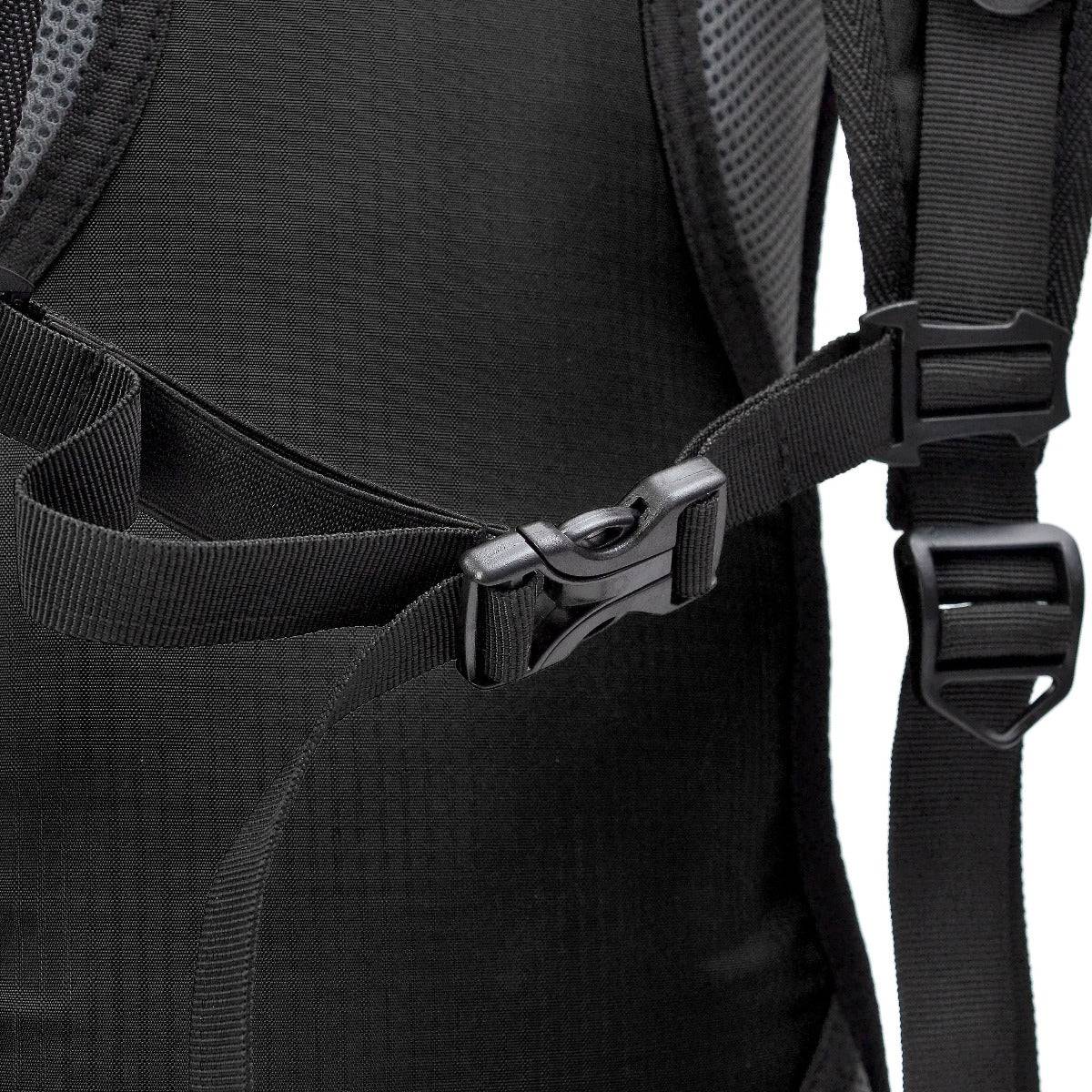 Hydration Backpack for Cycling and Trail Running - 2 Litres - Black - OutdoorTravelGear.com