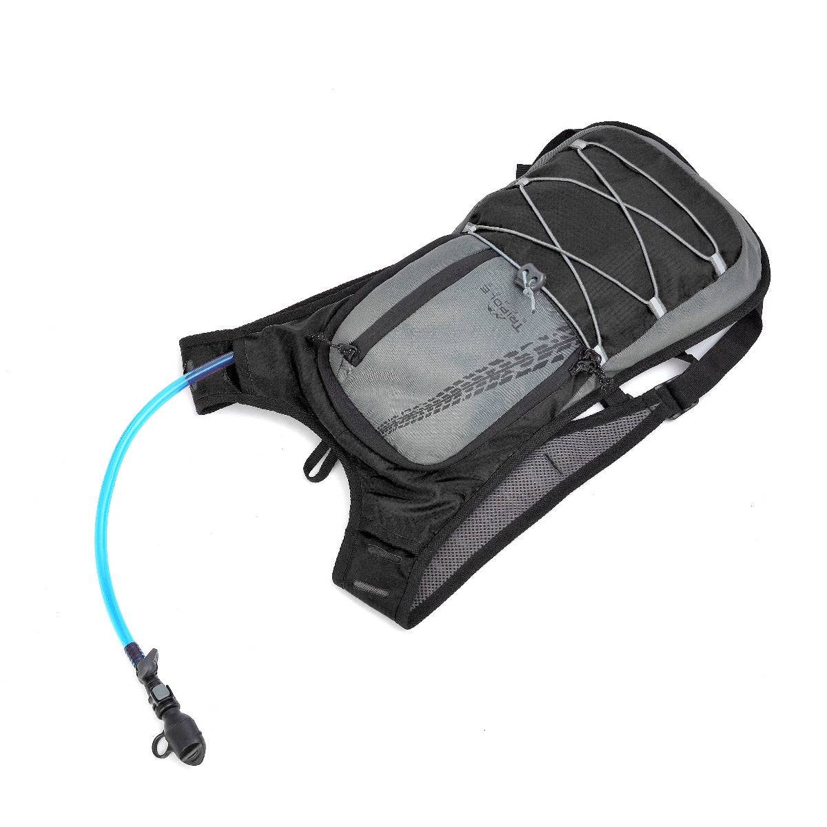 Hydration Backpack for Cycling and Trail Running - 2 Litres - Black - OutdoorTravelGear.com