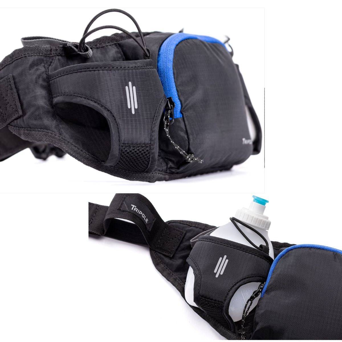 RunAqua Hydration Belt cum Waist Pack for Running and Cycling - OutdoorTravelGear.com