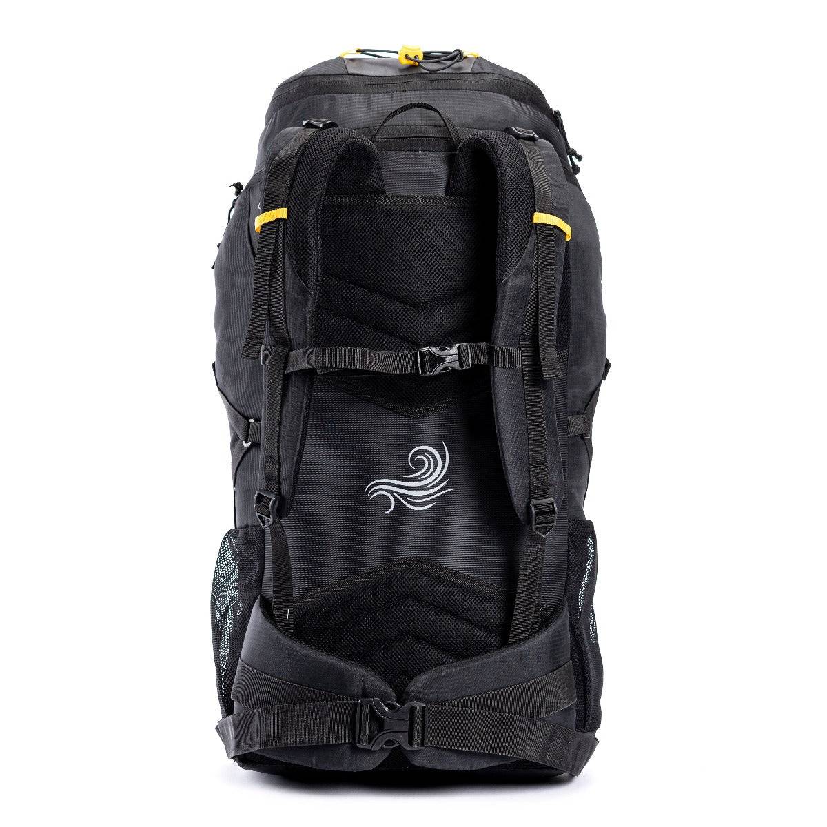 Air Travel and Hiking Rucksack - 62 Litres - Black - OutdoorTravelGear.com