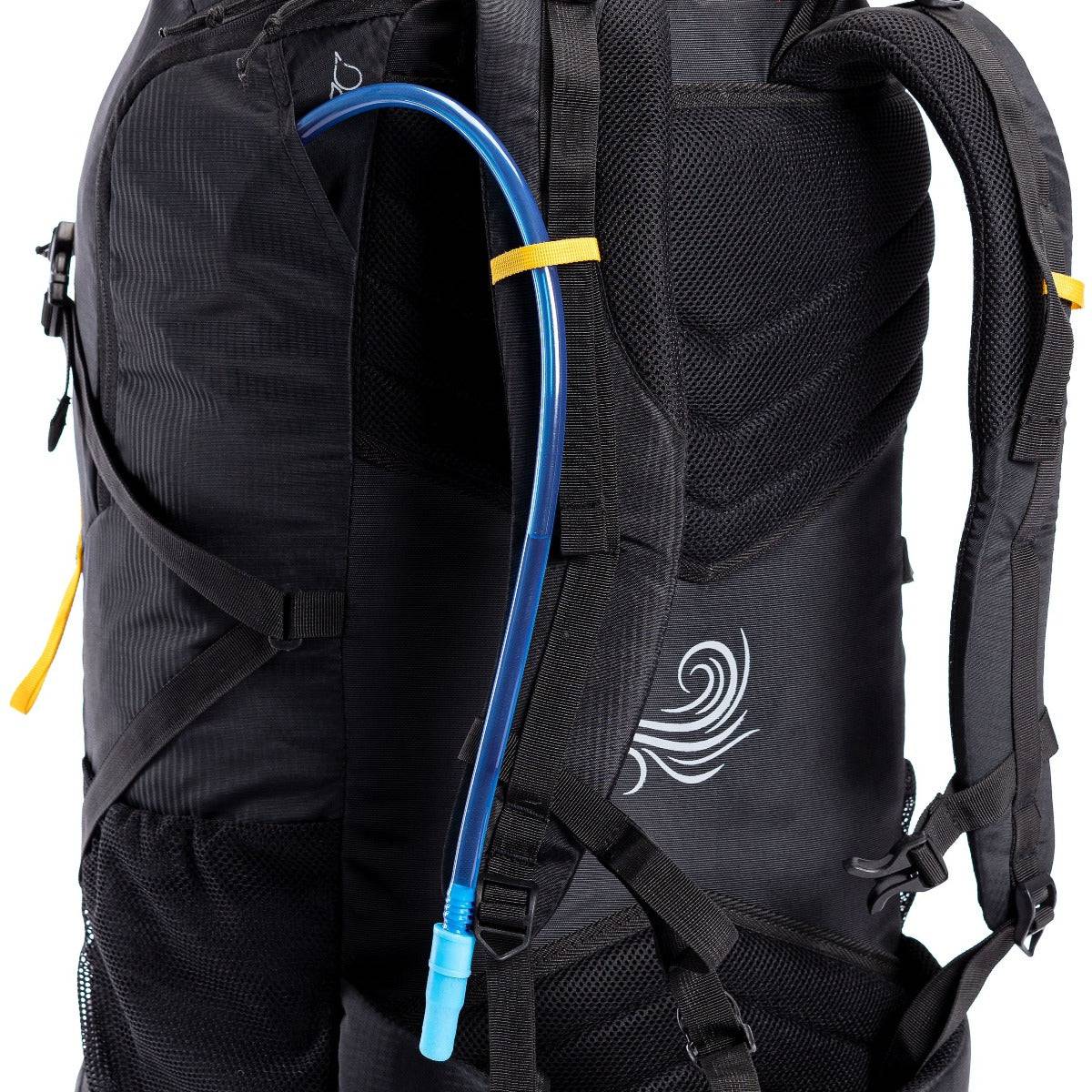 Air Travel and Hiking Rucksack - 62 Litres - Black - OutdoorTravelGear.com