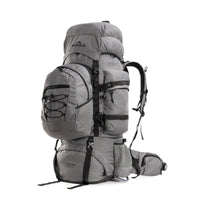 Colonel Pro Metal Frame Rucksack + Detachable Bag & Rain Cover - 90 Litres - Grey - OutdoorTravelGear.com