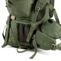 Colonel Series Rucksack + Detachable Day Pack & Rain Cover - 95 Litres - Army Green - OutdoorTravelGear.com