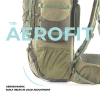 Walker Pro Trekking and Hiking Rucksack - 60 Litre - Olive Green - OutdoorTravelGear.com