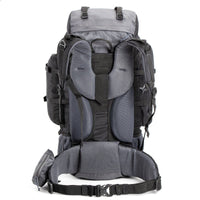 Walker Trekking and Backpacking Rucksack - 65 Litre - Black & Grey - OutdoorTravelGear.com