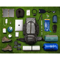 Walker Trekking and Backpacking Rucksack - 65 Litre - Black & Grey - OutdoorTravelGear.com