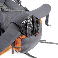 Walker Trekking and Backpacking Rucksack - 65 Litre - Grey & Orange - OutdoorTravelGear.com