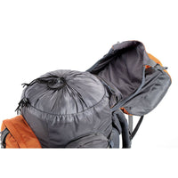 Walker Trekking and Backpacking Rucksack - 65 Litre - Grey & Orange - OutdoorTravelGear.com