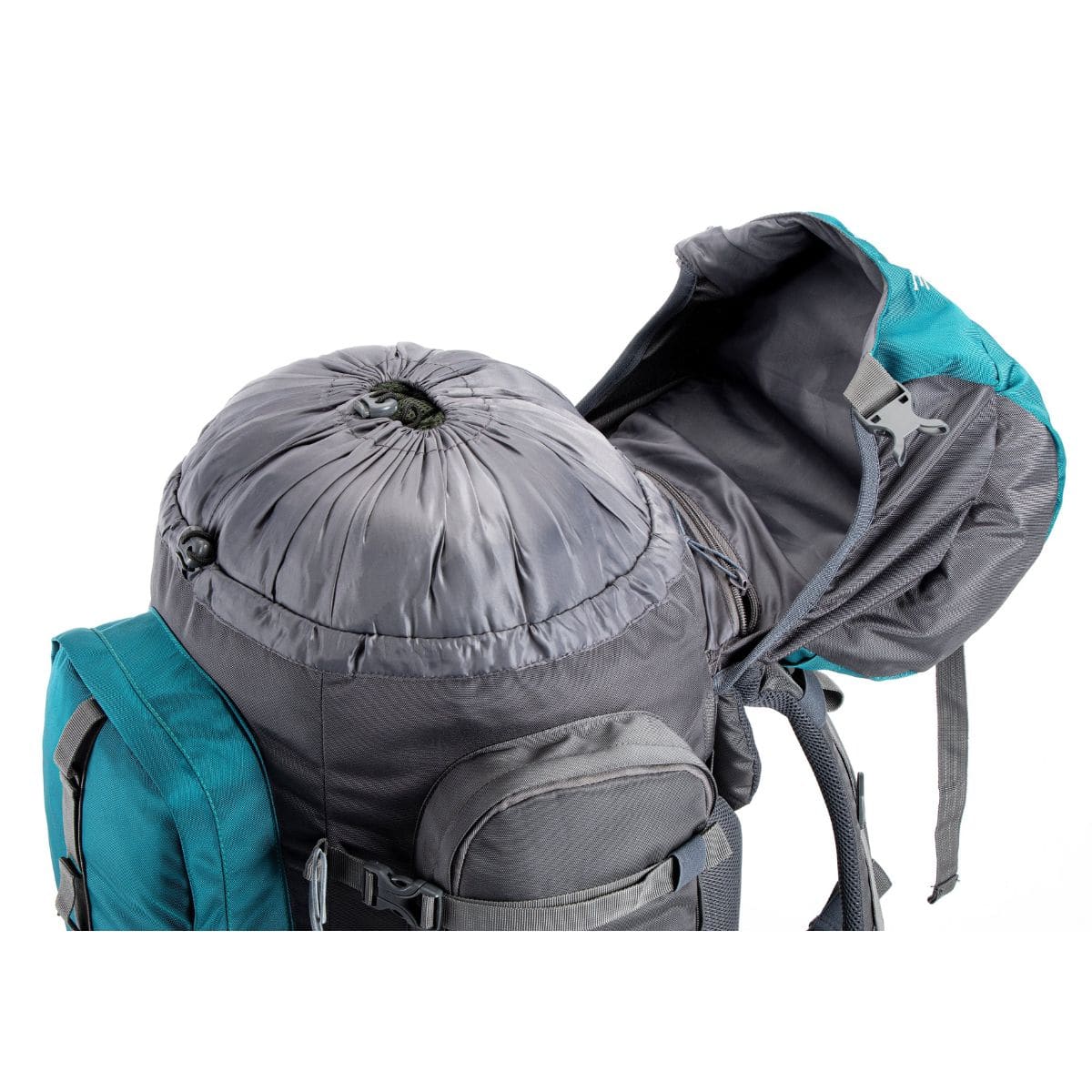 Walker Trekking and Backpacking Rucksack 65 Litre Grey Sea Green