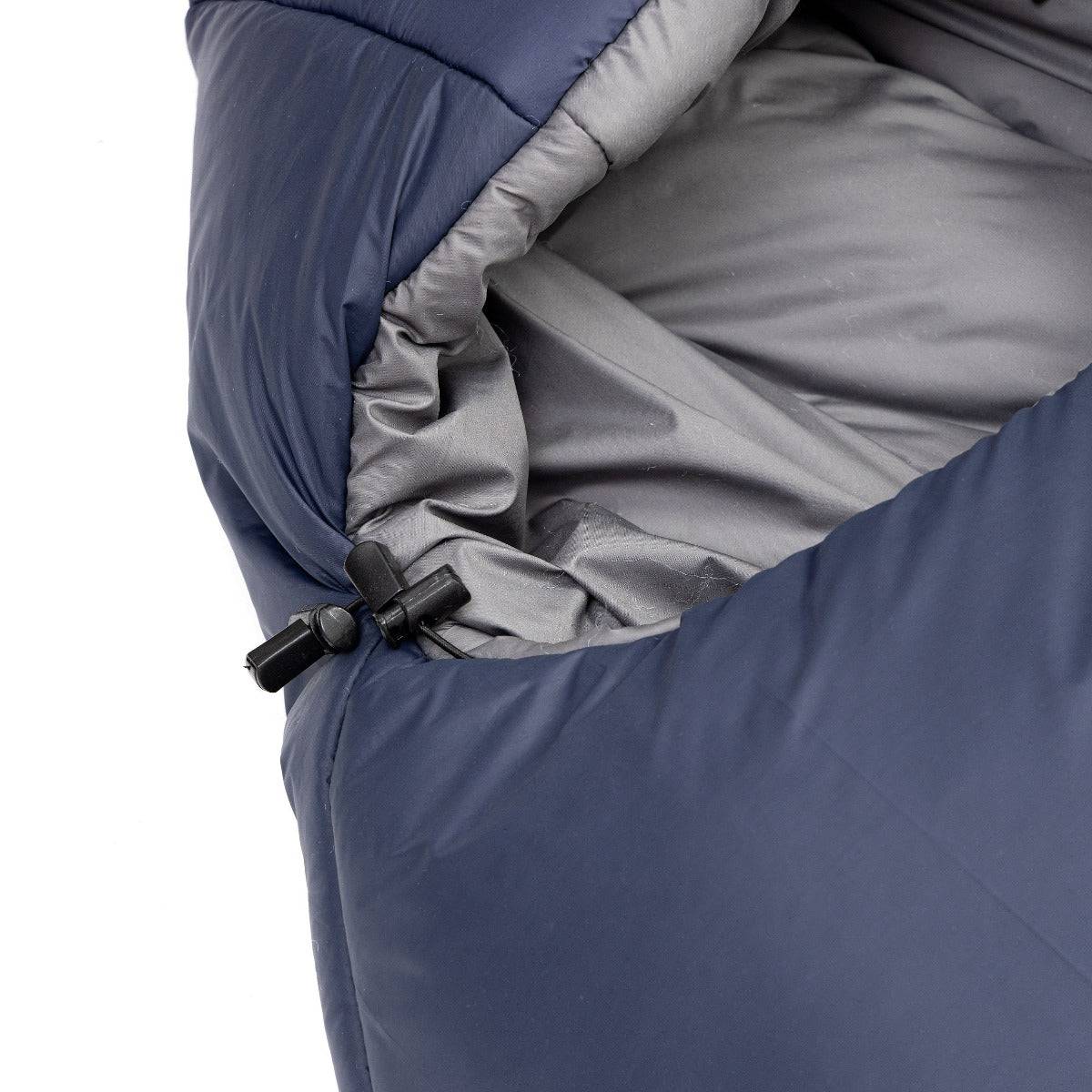 Shivalik Series -10°C Comfort Sleeping Bag - Black - OutdoorTravelGear.com