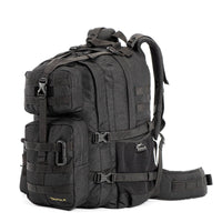 Alfa Military Tactical Backpack with Sling Bag Attachment -  45 Litres - Black - OutdoorTravelGear.com