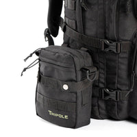 Alfa Military Tactical Backpack with Sling Bag Attachment -  45 Litres - Black - OutdoorTravelGear.com