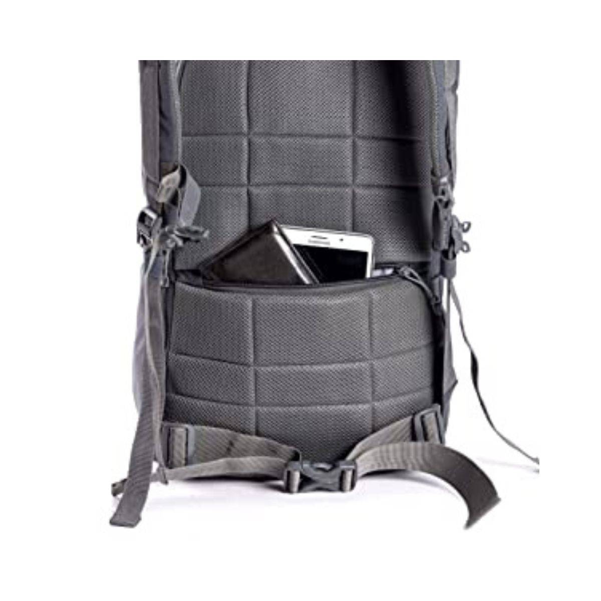 Captain Tactical Backpack with MOLLE Webbing and Carabiner -  25 Litres - Grey - OutdoorTravelGear.com