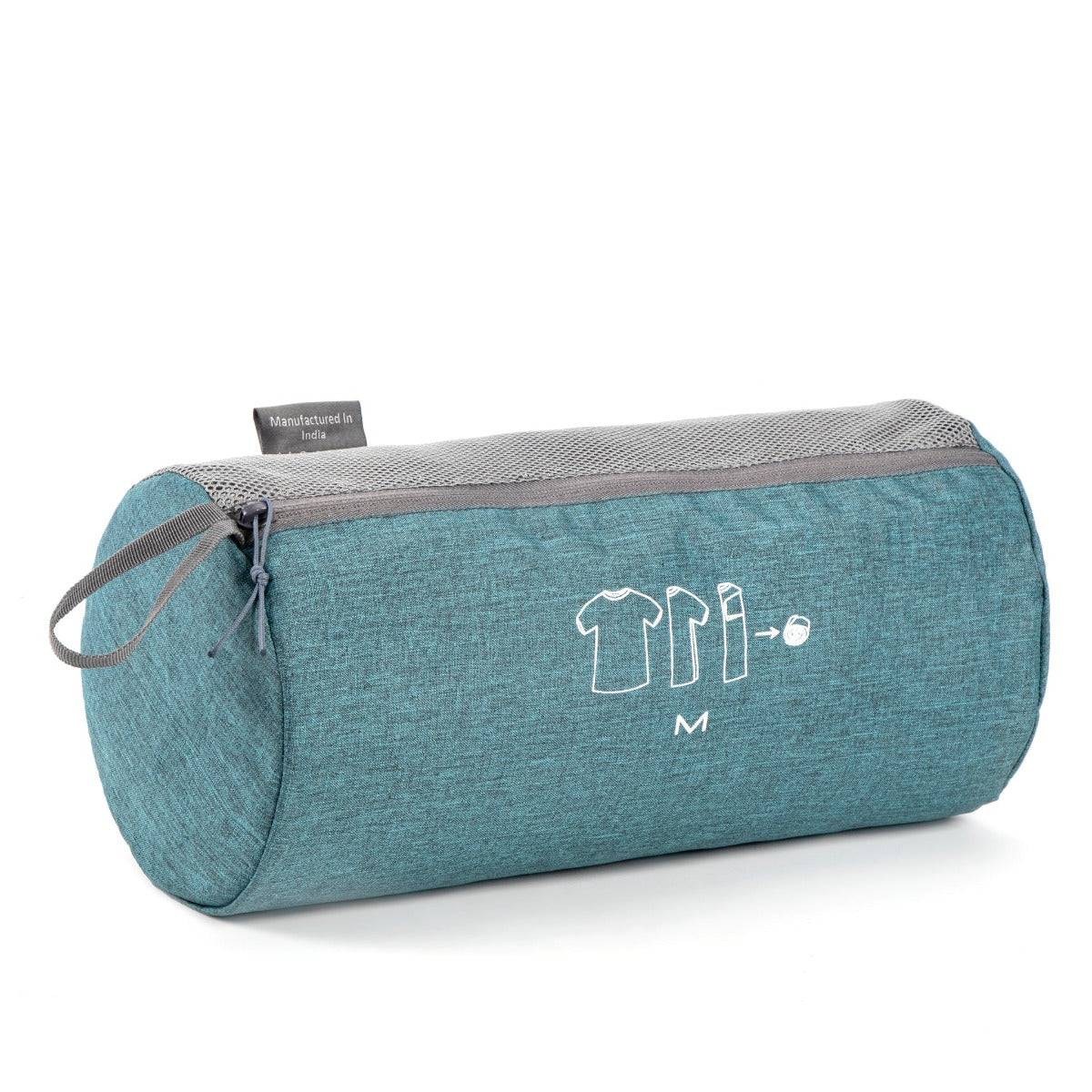 Organizer Packs - Cylindrical & Rectangle Shaped - Set of 6 - Sea Green - OutdoorTravelGear.com