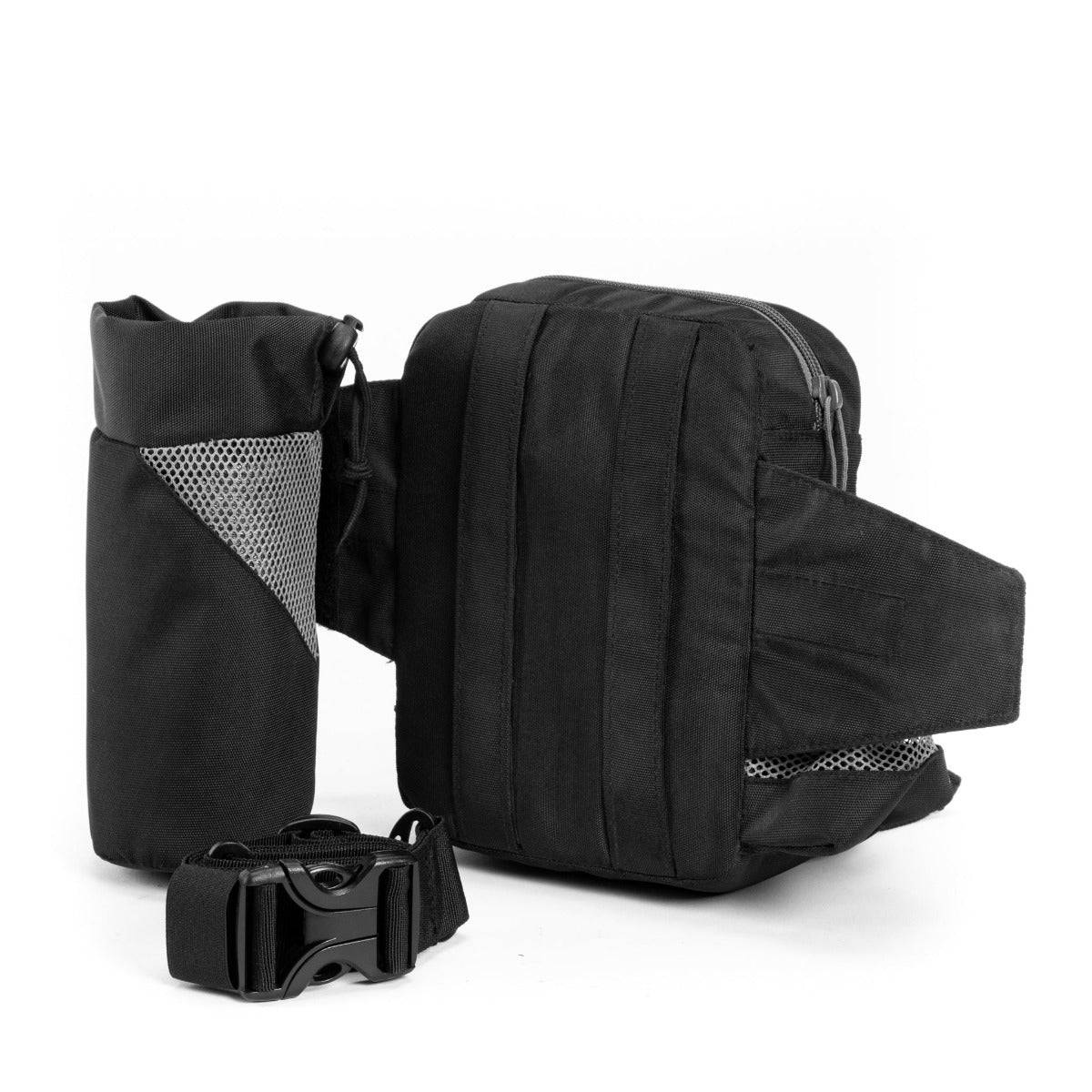 Multi Utility Waist Pack  cum Sling Bag with Detachable Bottle Holder - OutdoorTravelGear.com