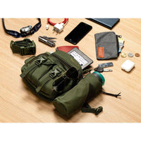 Multi Utility Waist Pack  cum Sling Bag with Detachable Bottle Holder - OutdoorTravelGear.com