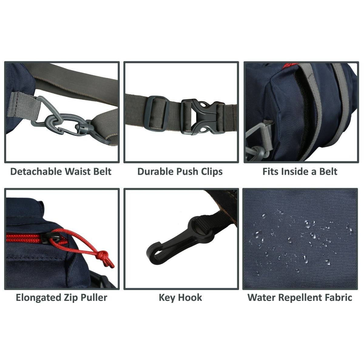 Waist Pack - Multi-Purpose Fanny Bag - OutdoorTravelGear.com