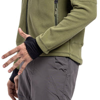 Anti-Pilling Fleece Winter Jacket and Windcheater - Pseude Green - OutdoorTravelGear.com