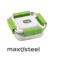 Adventure Ready MaxoSteel Camping Tiffin Box - Medium (450ml) - Green - OutdoorTravelGear.com