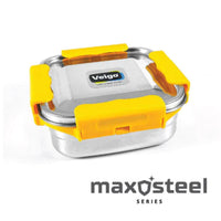 Adventure Ready MaxoSteel Camping Tiffin Box - Medium (450ml) - Yellow