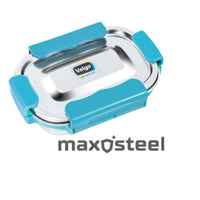 Adventure Ready MaxoSteel Camping Tiffin Box - Small (200ml) - Aqua Blue