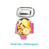 Adventure Ready MaxoSteel Camping Tiffin Box - Small (200ml) - Pink - OutdoorTravelGear.com