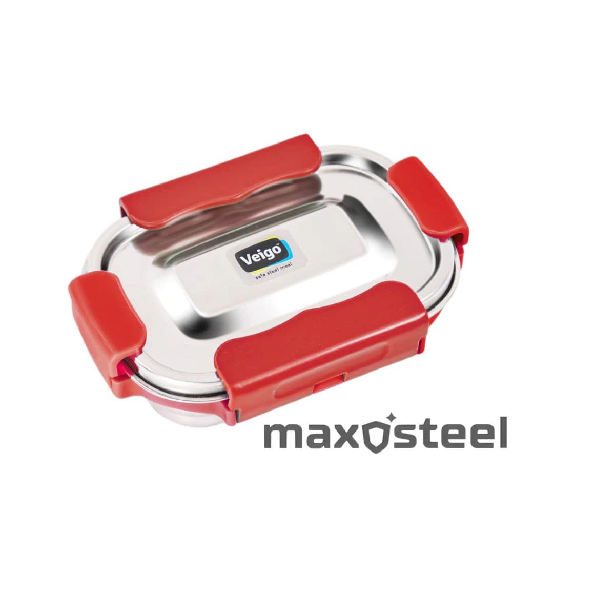 Adventure Ready MaxoSteel Camping Tiffin Box - Small (200ml) - Red - OutdoorTravelGear.com