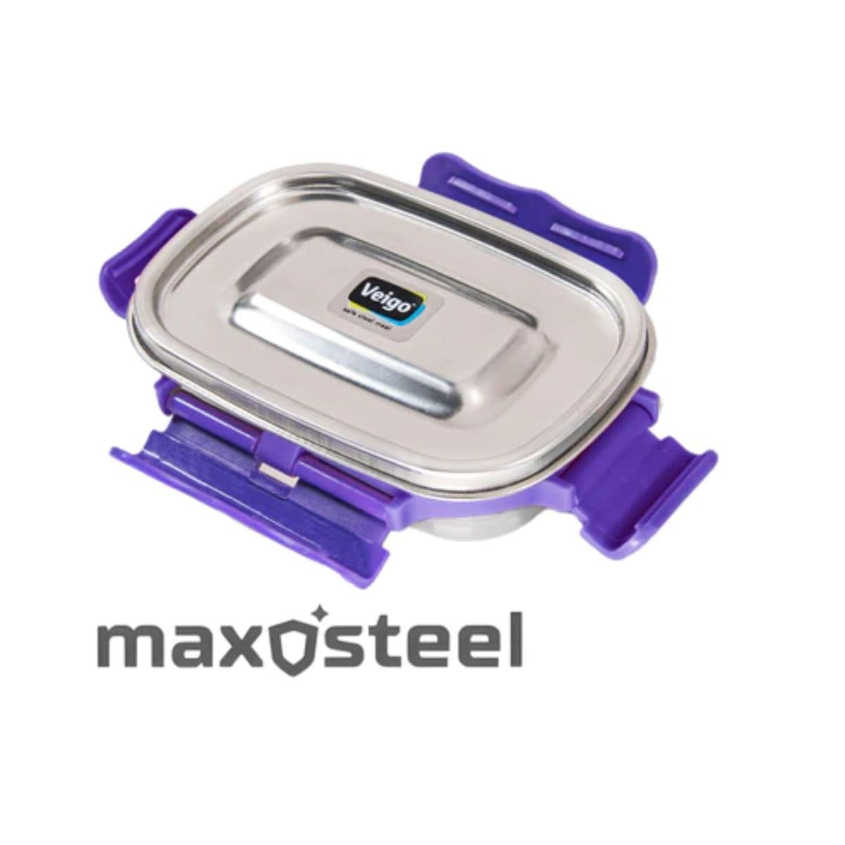 Adventure Ready MaxoSteel Camping Tiffin Box - Small (200ml) - Violet - OutdoorTravelGear.com