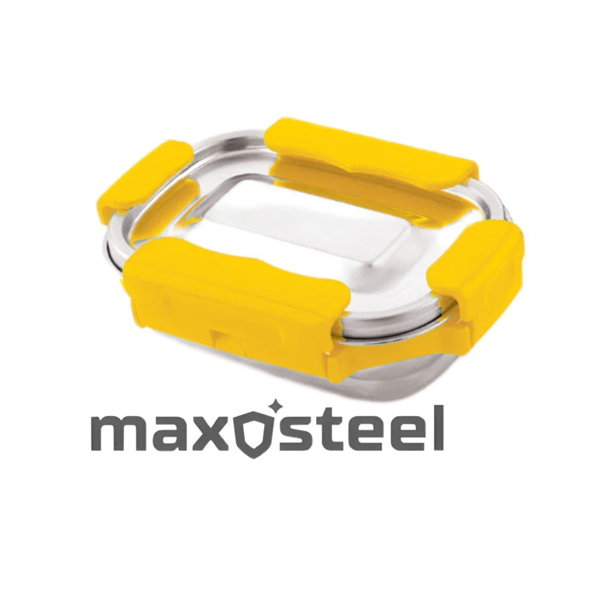 Adventure Ready MaxoSteel Camping Tiffin Box - Small (200ml) - Yellow - OutdoorTravelGear.com