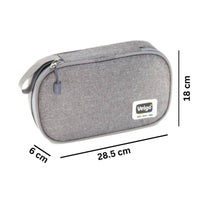 Adventure Ready MaxoSteel Camping Tiffin Box with Insulated Pouch - Jumbo (950ml + 200ml) - Violet - OutdoorTravelGear.com