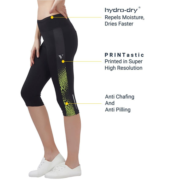 Women's Fitness Wear - Sports Legging - Energia - 3/4th Length - OutdoorTravelGear.com