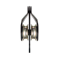 Steel Pulley with Double Block Roller - VER 0413 - OutdoorTravelGear.com