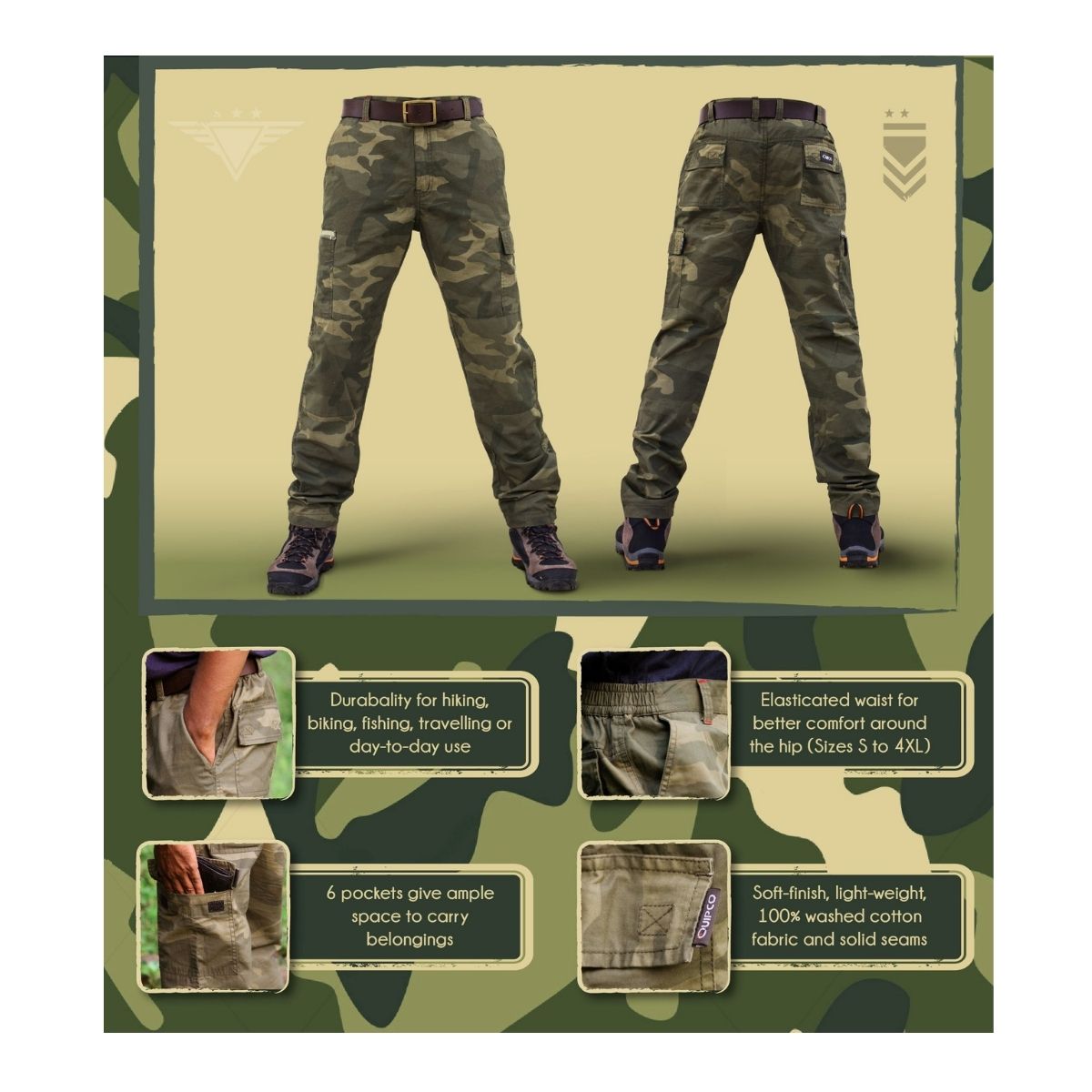 Women's Baggy Cargo Camouflage Pants by Amiri | Coltorti Boutique
